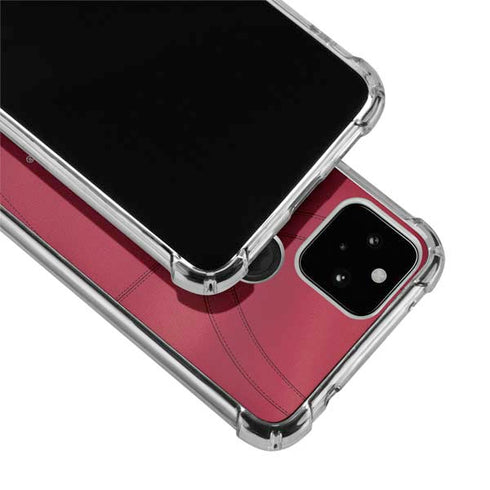 University of Alabama Maroon Jersey Google Pixel 5 Clear Case